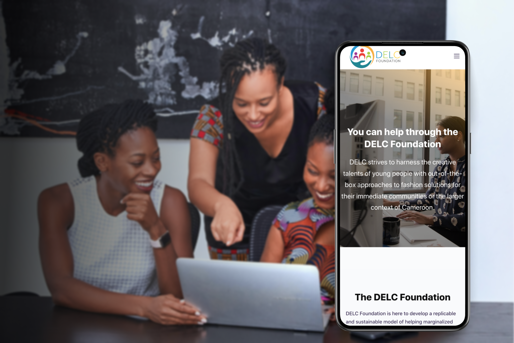 delc foundation hero section lambdaa